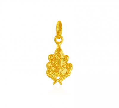 22Kt Gold Vinayaka Pendant ( Ganesh, Laxmi and other God Pendants )
