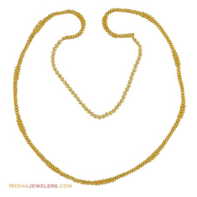 22Kt Gold Fancy Chain ( 22Kt Long Chains (Ladies) )