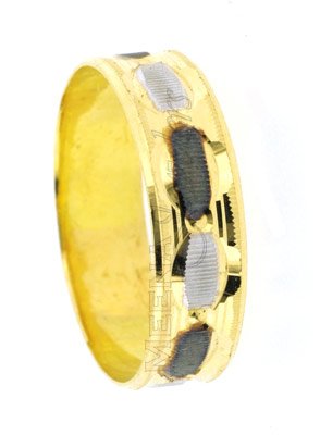 18kt Gold Ring with Black Rhodium Finish ( Wedding Bands )