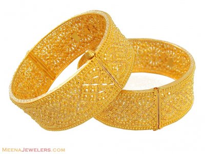 22k Gold Filigree Kadas(pair) ( Kadas )