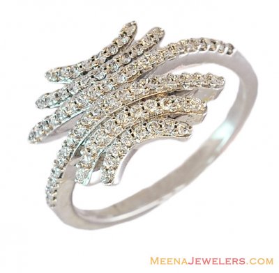 18K Fancy Layered Ring ( Diamond Rings )