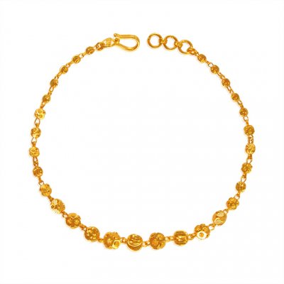 22KT Gold Bracelet For Ladies ( Ladies Bracelets )