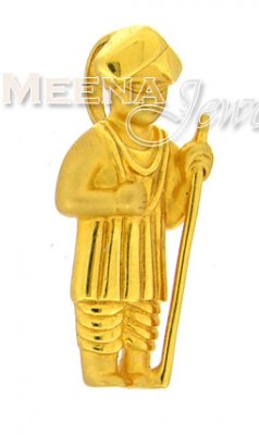 22 Kt Gold Jalaram Pendant ( Ganesh, Laxmi and other God Pendants )