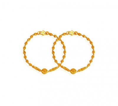 22K Gold Beads Baby Bracelet 1pc ( 22Kt Baby Bracelets )