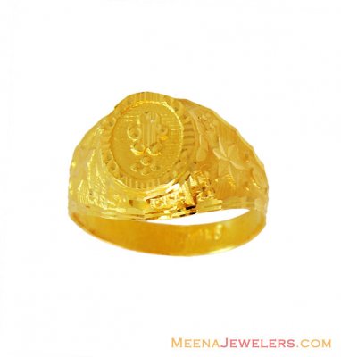 Indian Gold Men Ring (22Kt) ( Mens Gold Ring )
