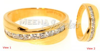 18 Karat Yellow Gold Diamond Ring ( Diamond Rings )