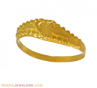 22K  Yellow Gold Ladies Ring ( Ladies Gold Ring )