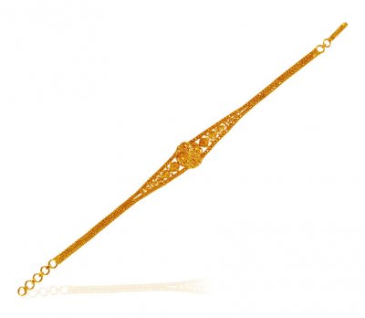 22kt Gold Filigree Ladies Bracelet ( Ladies Bracelets )