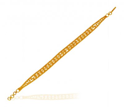 22 Kt Gold Ladies Bracelet - BrLa21817 - US$ 1,190 - 22Kt Gold ladies ...