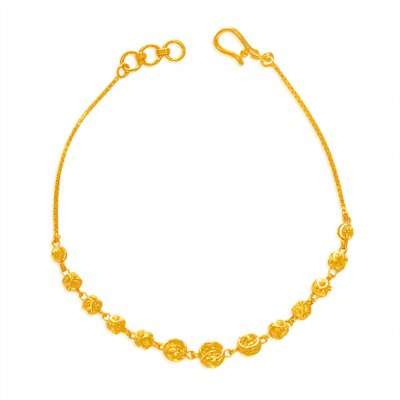 22Karat Yellow Gold Bracelet ( Ladies Bracelets )