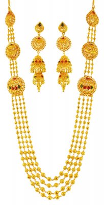 22K Gold Rani Haar ( Gold Designer Sets )