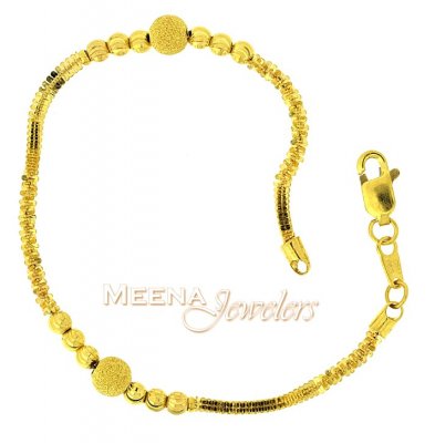 22kt Yellow Gold Bracelet  ( Ladies Bracelets )