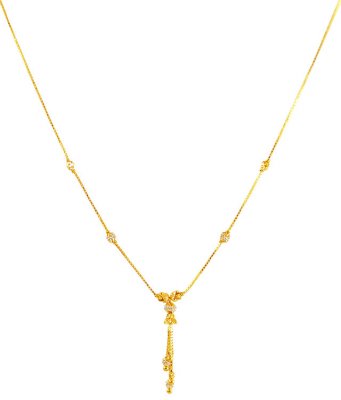 22K Gold Two Tone chain  ( 22Kt Gold Fancy Chains )