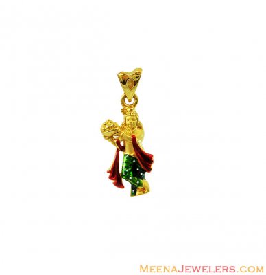 22k Gold Krishna Pendant ( Ganesh, Laxmi and other God Pendants )