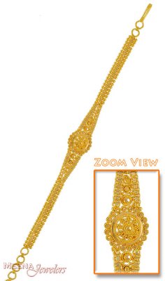22Kt Gold Filigree Bracelet ( Ladies Bracelets )