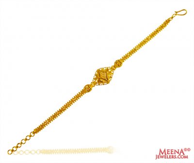 22k Gold Fancy Bracelet ( Ladies Bracelets )