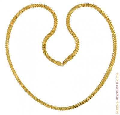 22Kt Heavy Chain (22 inches) ( Men`s Gold Chains )