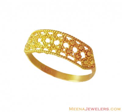 22K Indian Gold Ring ( Ladies Gold Ring )