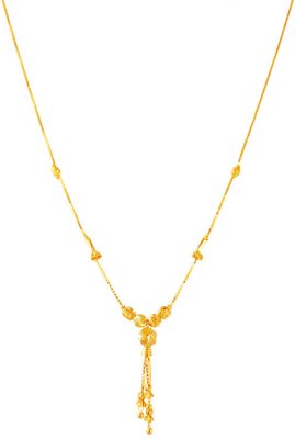 22K Gold Dokia Ladies Chain  ( 22Kt Gold Fancy Chains )