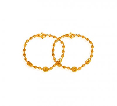 Gold Beads Baby Bracelet ( 22Kt Baby Bracelets )