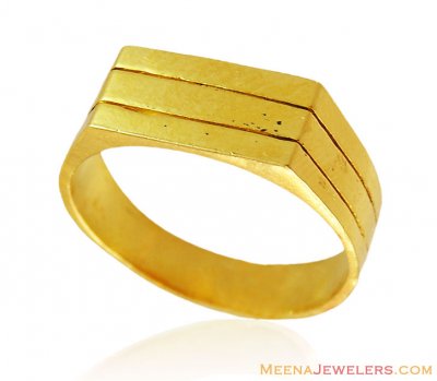 22k Gold Mens Ring  ( Mens Gold Ring )