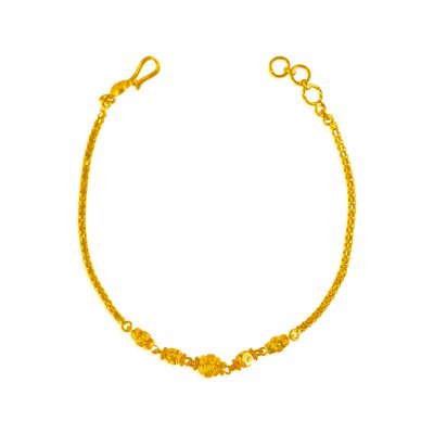 22 Kt Gold Ball Bracelet for Ladies ( Ladies Bracelets )