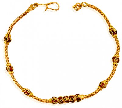 22K Gold fancy Bracelet ( Ladies Bracelets )