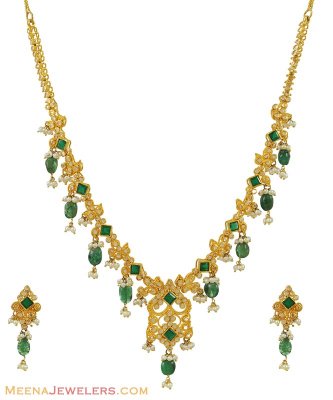 Yellow Gold Diamond Necklace Sets ( Diamond Necklace Sets )