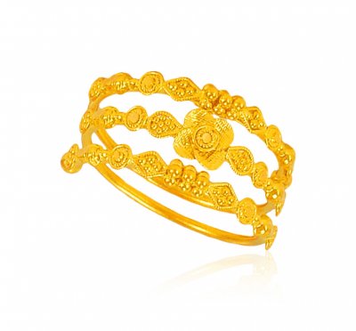 22K Gold Spiral Ring ( Ladies Gold Ring )