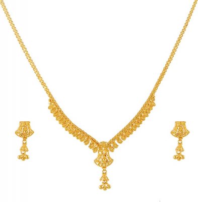 22K Necklace and Earrings Set ( Light Sets )