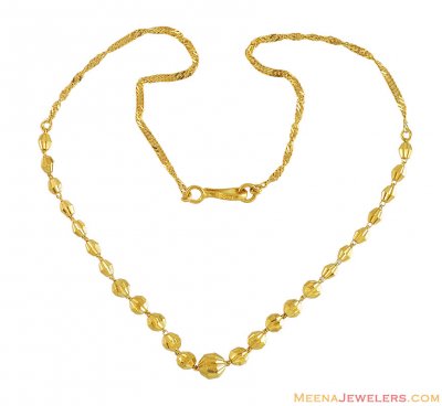 22Kt Gold Indian Chain ( 22Kt Gold Fancy Chains )