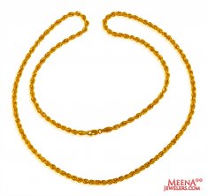 22 Kt Rope Gold Chain