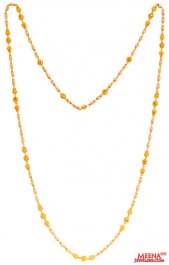 22Kt Gold and Pearls Long Chain ( 22Kt Long Chains (Ladies) )