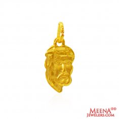 22Kt Gold Jesus Pendant