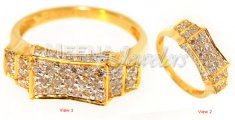 18Kt Yellow Gold Diamond Ring