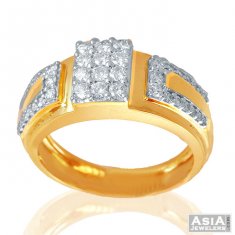 Designer Mens Genuine Diamond Ring