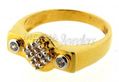 Mens 22K Gold Signity Ring ( Mens Signity Rings )