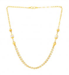 22Karat Gold Layer Chain With Pearl