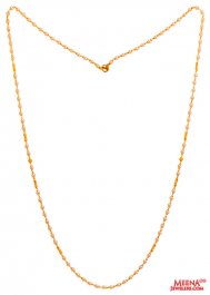 22Kt Gold and Pearls Long Chain ( 22Kt Long Chains (Ladies) )