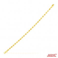 22Kt Gold TwoTone Bracelet  ( Ladies Bracelets )