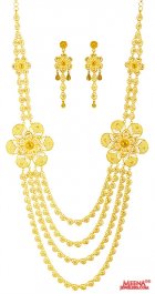 22k Gold  Necklace Set ( 22 Kt Gold Sets )