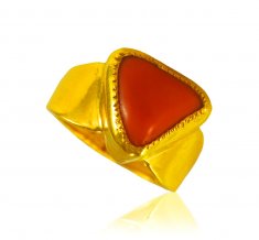 22Kt Gold Gem Stone Ring