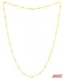 22Kt Gold MultiTone Chain (20 inch)