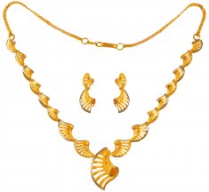 22Kt Gold Two Tone Set