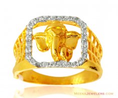 Religious Rings - 22Kt gold Mens and Ladies religious rings. Om, Ganesh ...