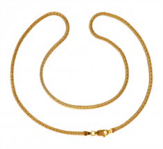 22KT Gold Box Chain for Ladies