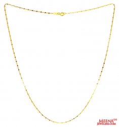 22Kt Gold Two Tone Fancy Chain