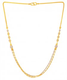 22KT Gold Fancy Layered Chain