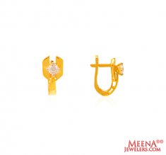 22Kt Gold Clip On Earrings