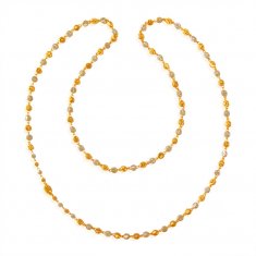 22kt Gold Two Tone Balls chain